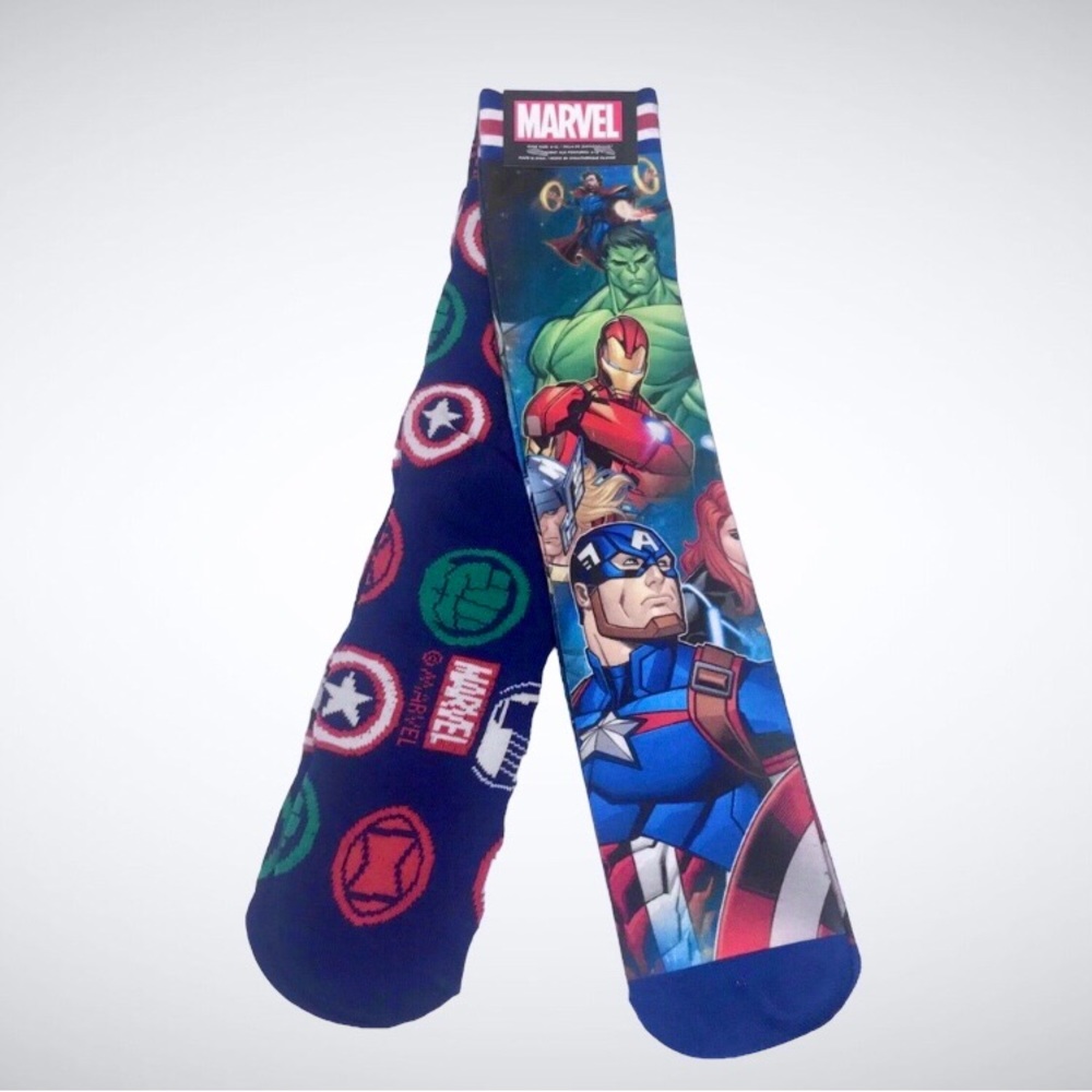 MARVEL SUPERHERO SOCKS 2 Pairs By HYP Sz 6-12